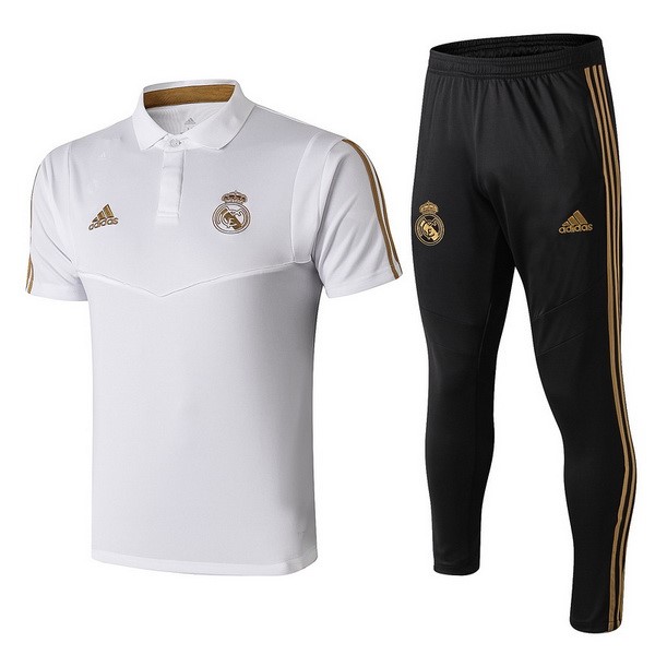 Entrenamiento Real Madrid Conjunto Completo 2019-20 Negro Blanco